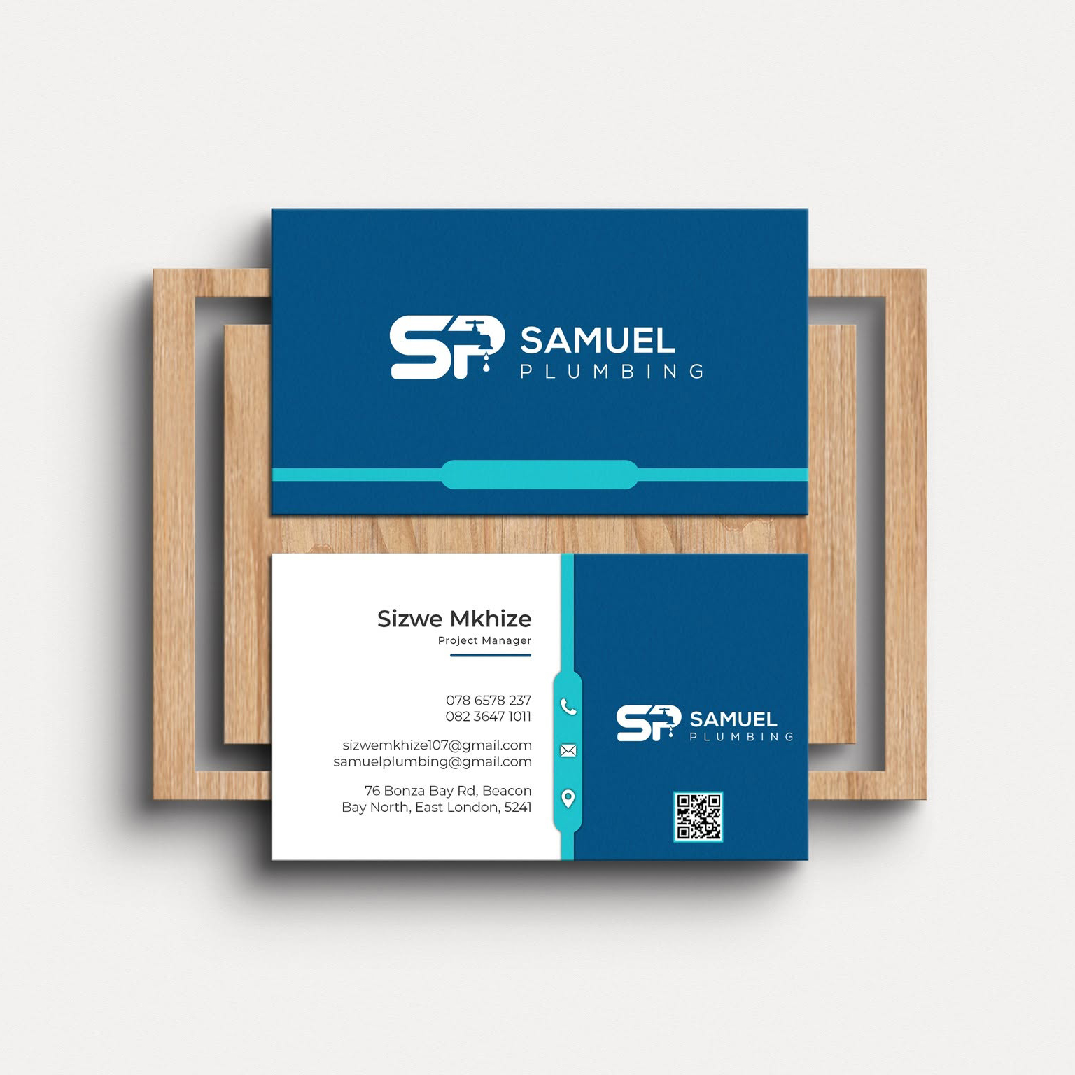 Minimal business card mockup Business Card - Image 1